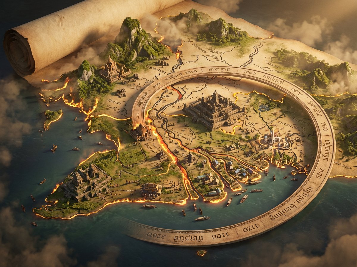 3D Isometric Atlas Scene